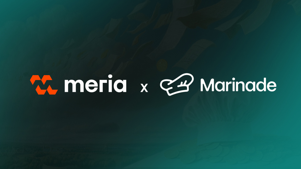 Meria joins Marinade Select’s institutional SOL staking program