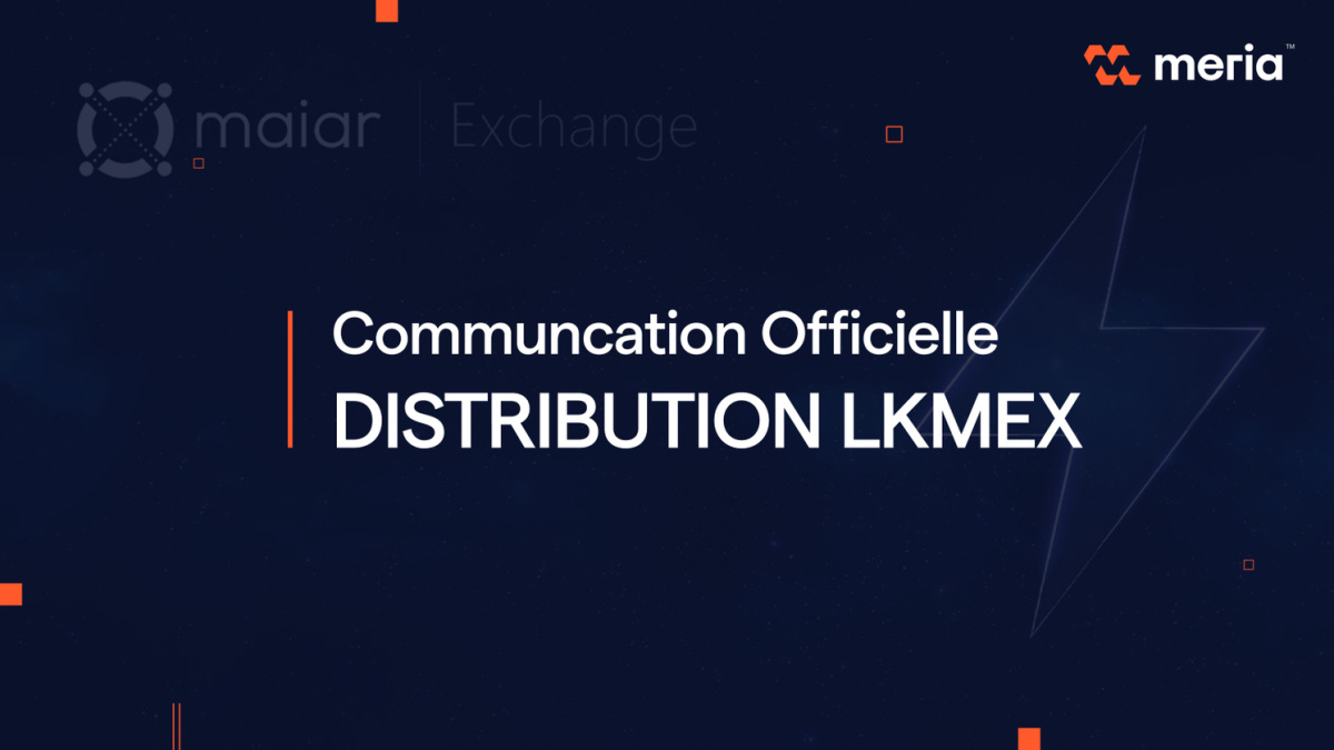 Distribution des LKMEX (Maiar Exchange)