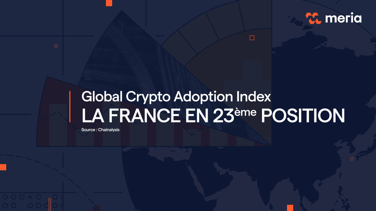 Adoption Crypto 2023 : La France en 23eme position