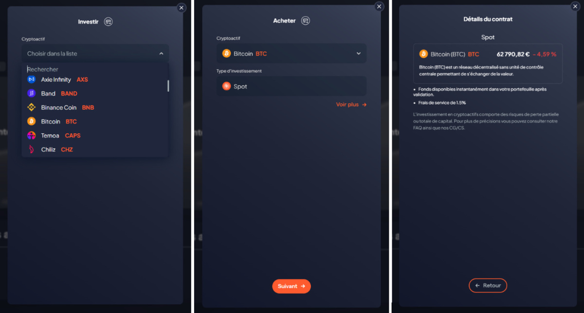 acheter des cryptomonnaies rapidement