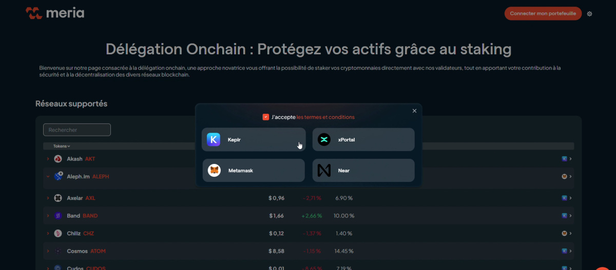 delegation cryptomonnaies