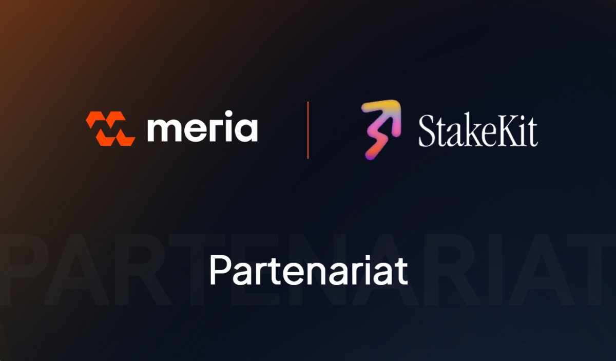 Meria s’allie à StakeKit pour une meilleure décentralisation des blockchains