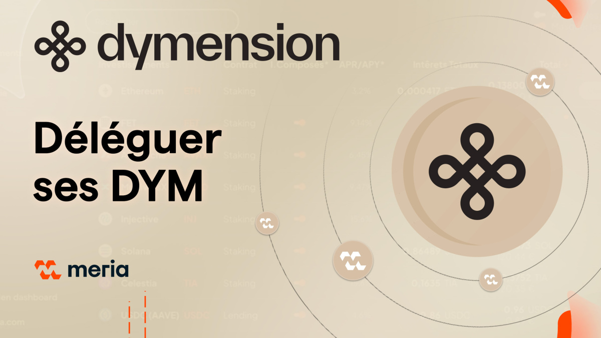 Tutoriel - Déléguez vos tokens DYM depuis votre wallet Keplr