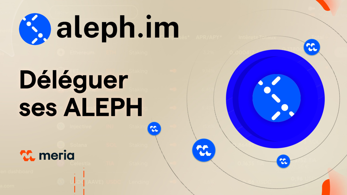 Tutoriel - Déléguez vos tokens ALEPH depuis votre wallet Metamask