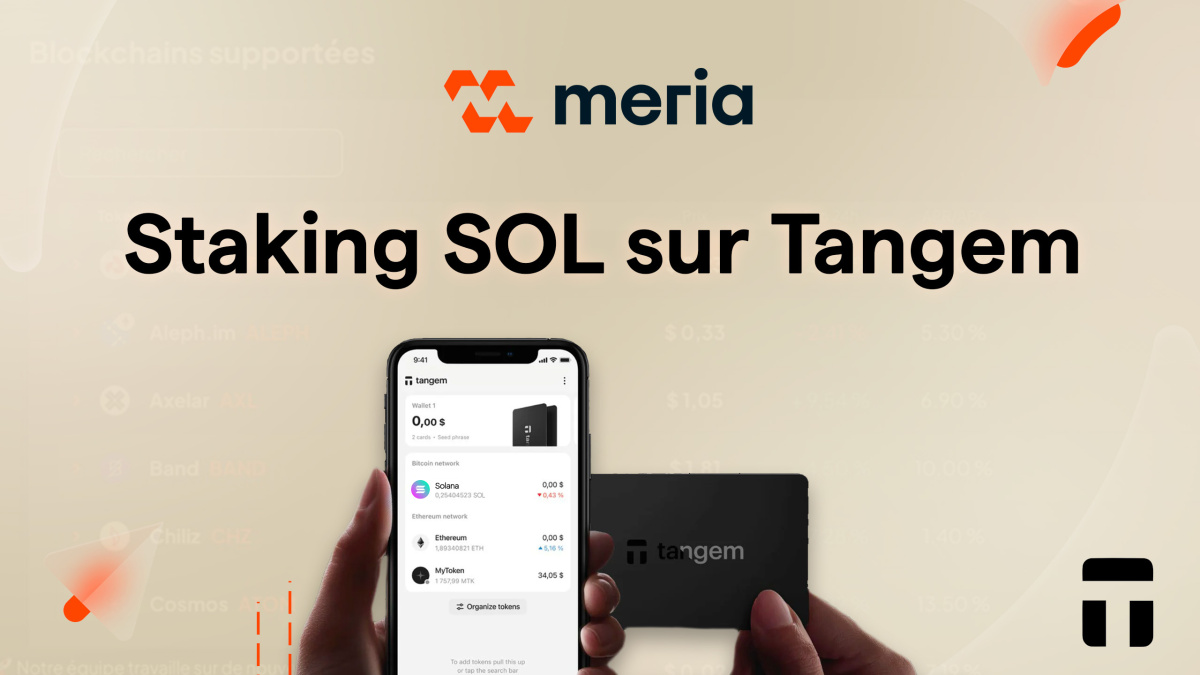 Staking Solana sur Tangem | Tutoriel complet