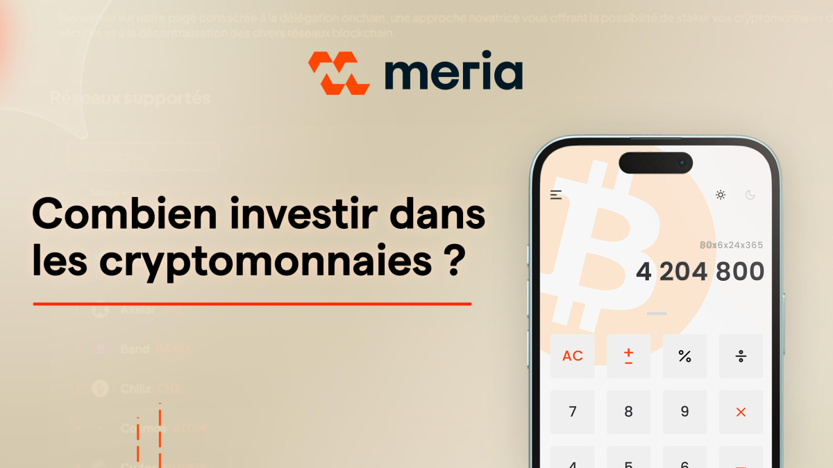 Combien investir en cryptomonnaies ?