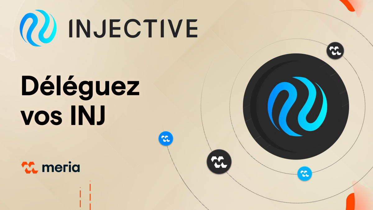 Comment déléguer ses Injective (INJ) | Tutoriel sur les validateurs Meria