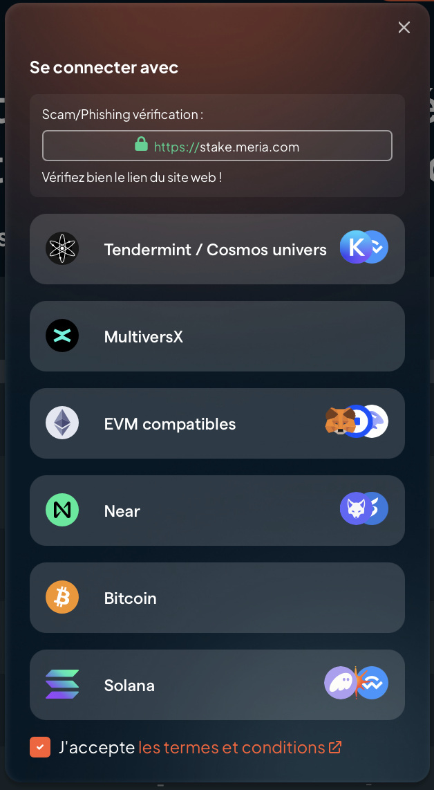connecter wallet keplr