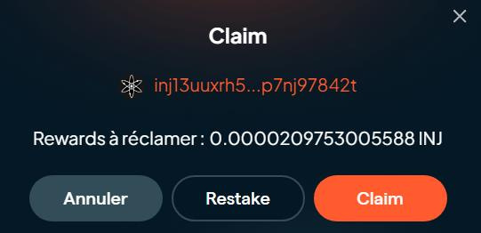claim rewards inj