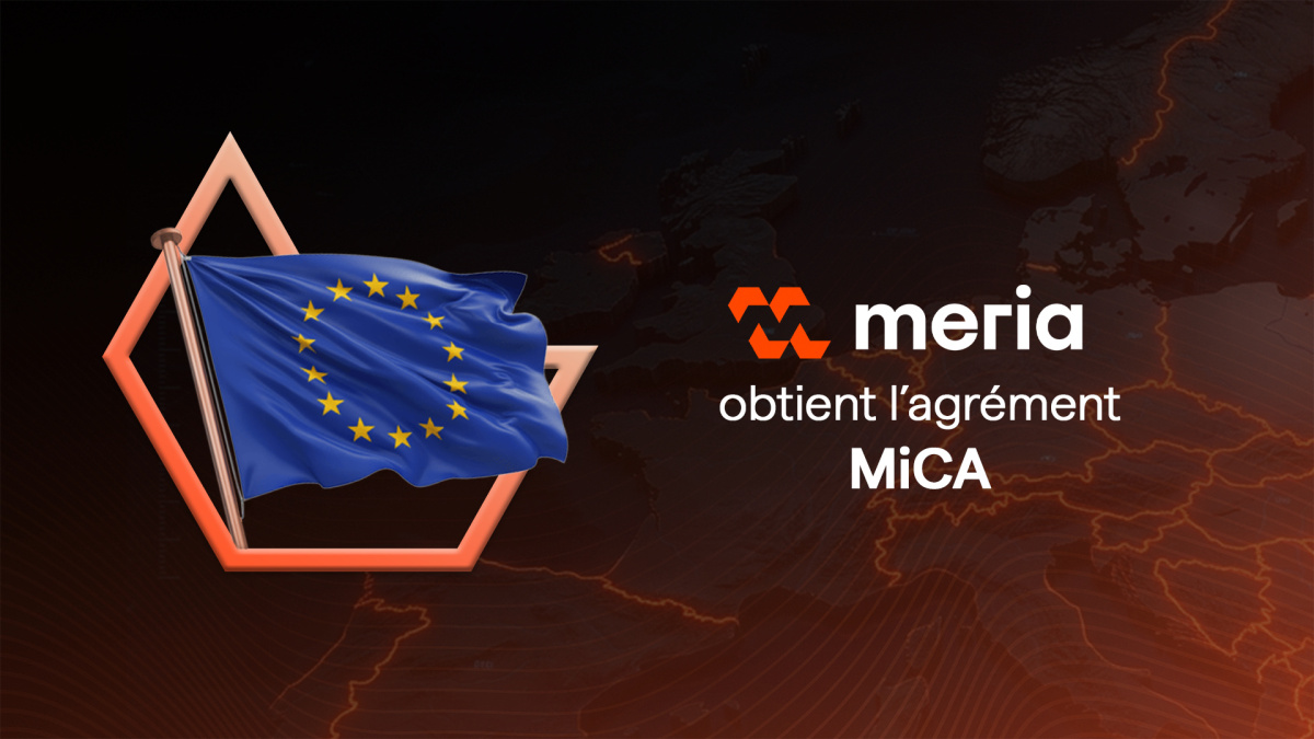 Illustration Meria obtient la licence MiCA