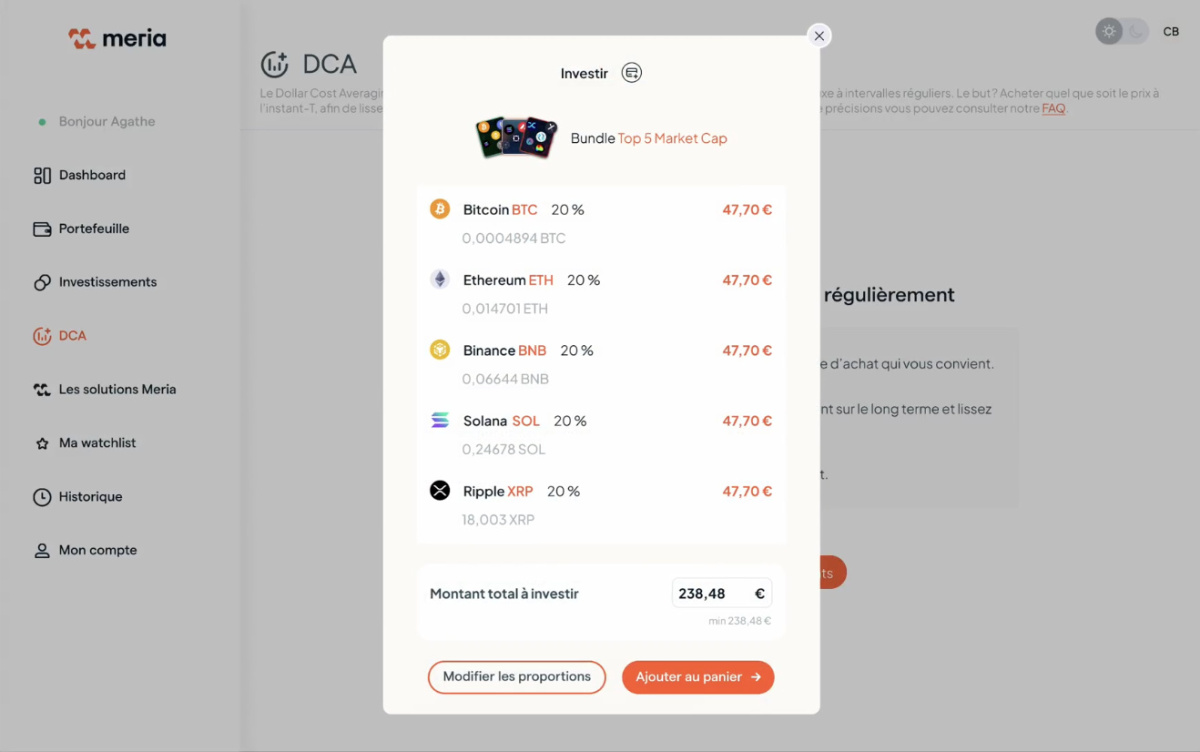 bundles dca